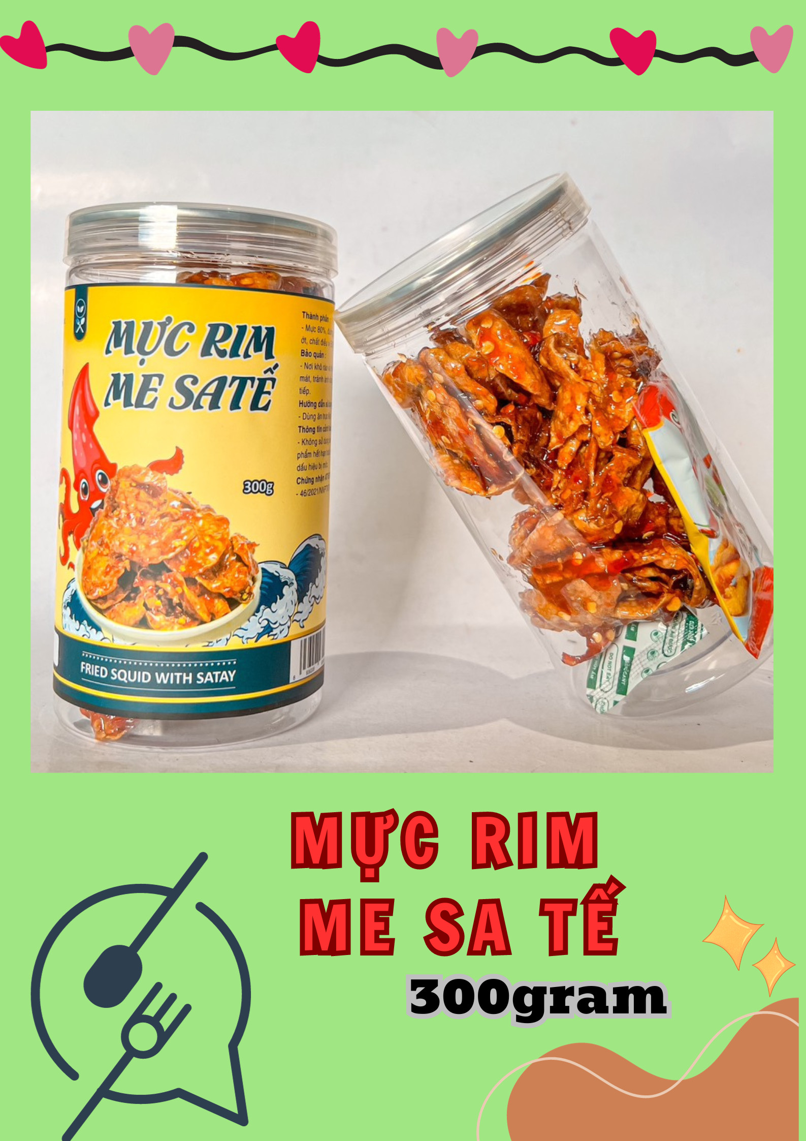 Giá sỉ mực Rim Me Sa Tế Chuẩn Vị 300g Giá sỉ mực Rim Me Sa Tế Chuẩn Vị 300g
