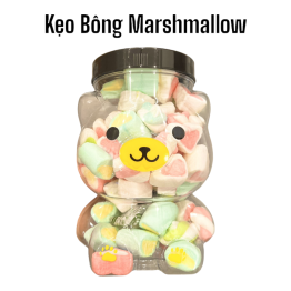 Kẹo Bông Marshmallow Xốp Mềm 250g - KBM
