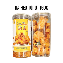 Da Heo Tỏi Ớt Thơm Ngon Giòn Rụm 160g Hộp - DHTO