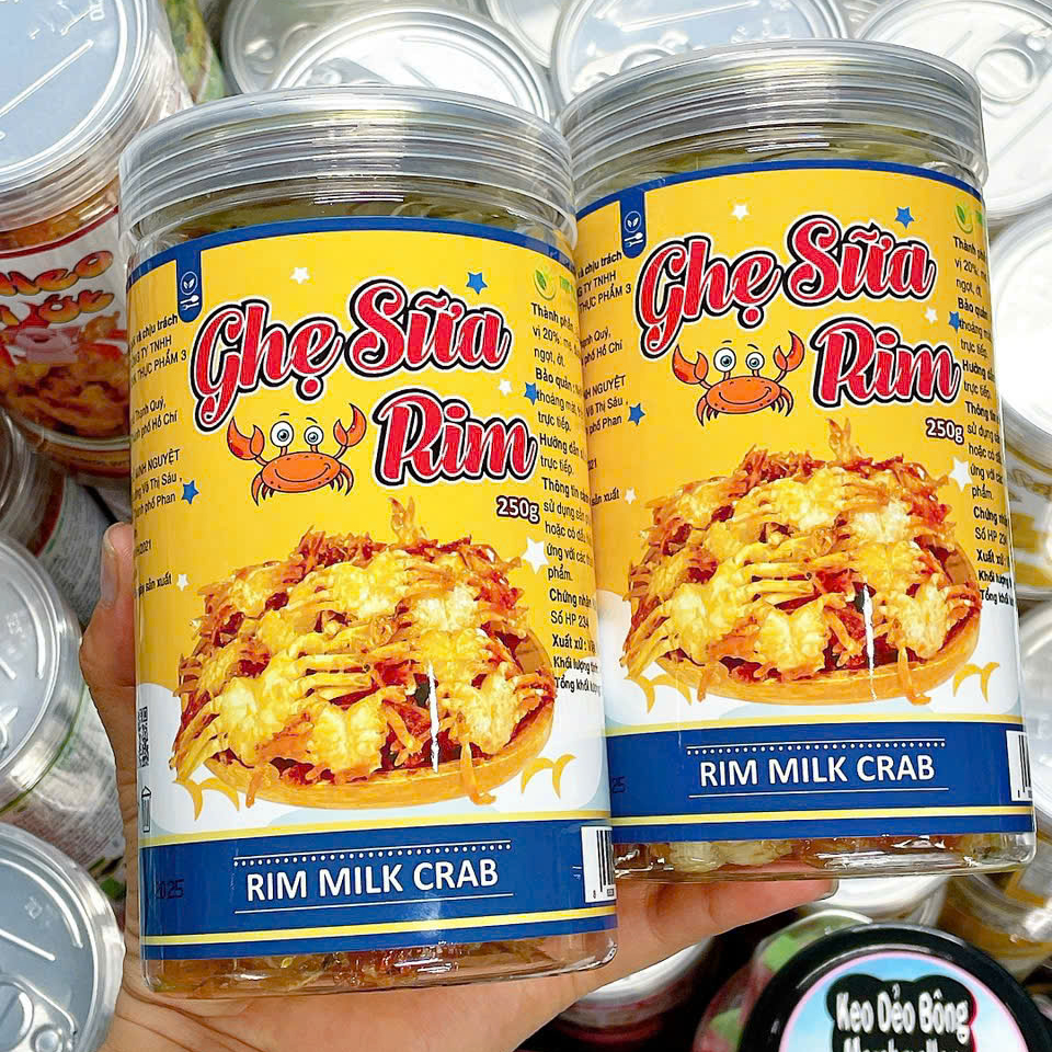 Ghẹ Sữa Rim Loại Ngon 250g Ghẹ Sữa Rim Loại Ngon 250g