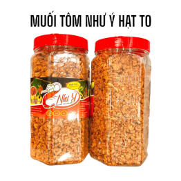 Muối Tôm Như Ý Hạt To Thơm Ngon Đậm Vị 400g Hộp - MTNYHT