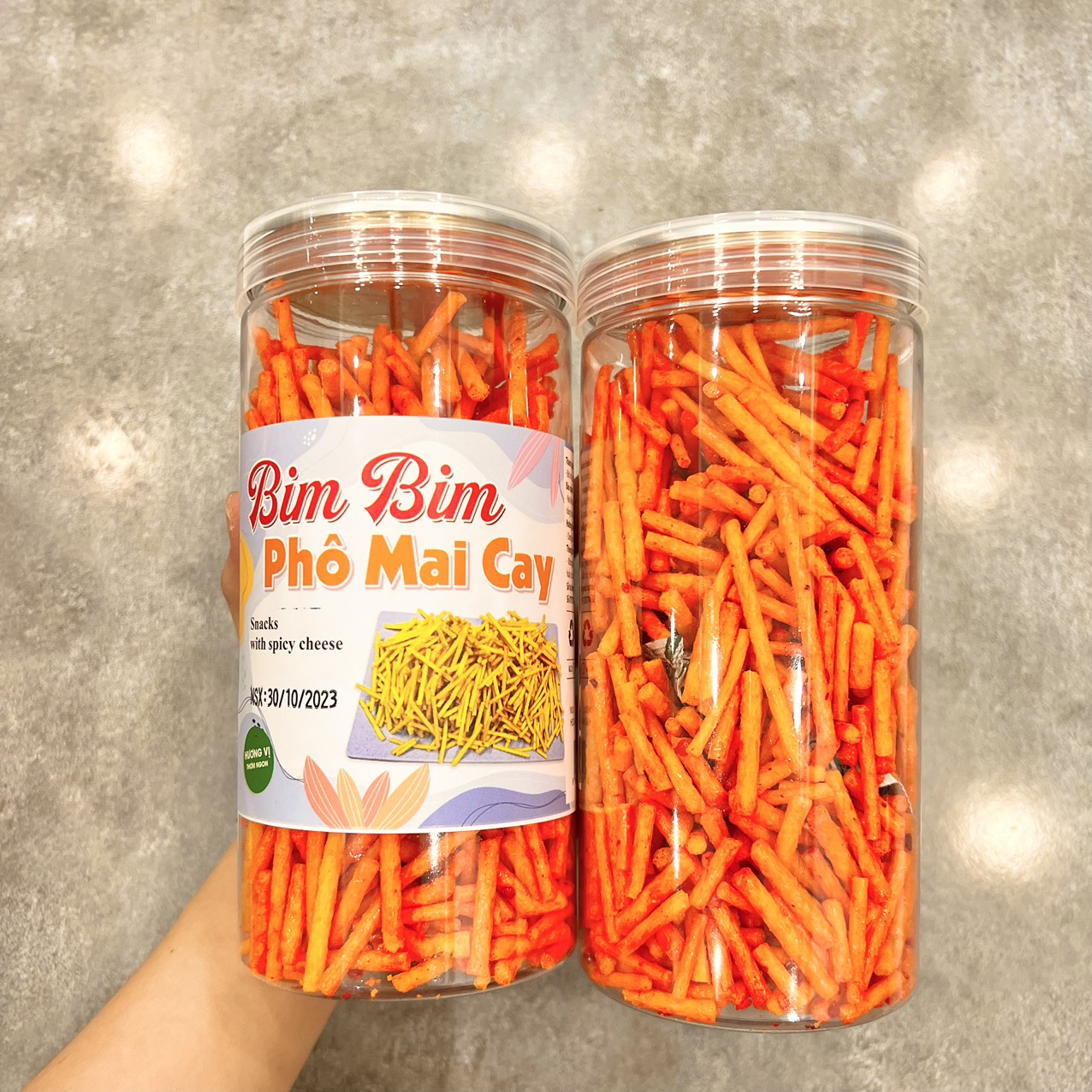 Bim Bim Phô Mai Cay Hương Vị Thơm Ngon 250g Bim Bim Phô Mai Cay Hương Vị Thơm Ngon 250g