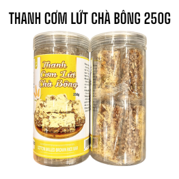 Thanh Cơm Gạo Lứt Chà Bông Thơm Ngon 250g - TCGLCB