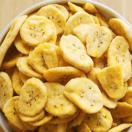 Chuối Sứ Sấy Giòn Thơm Ngon 300g Chuối Sứ Sấy Giòn Thơm Ngon 300g