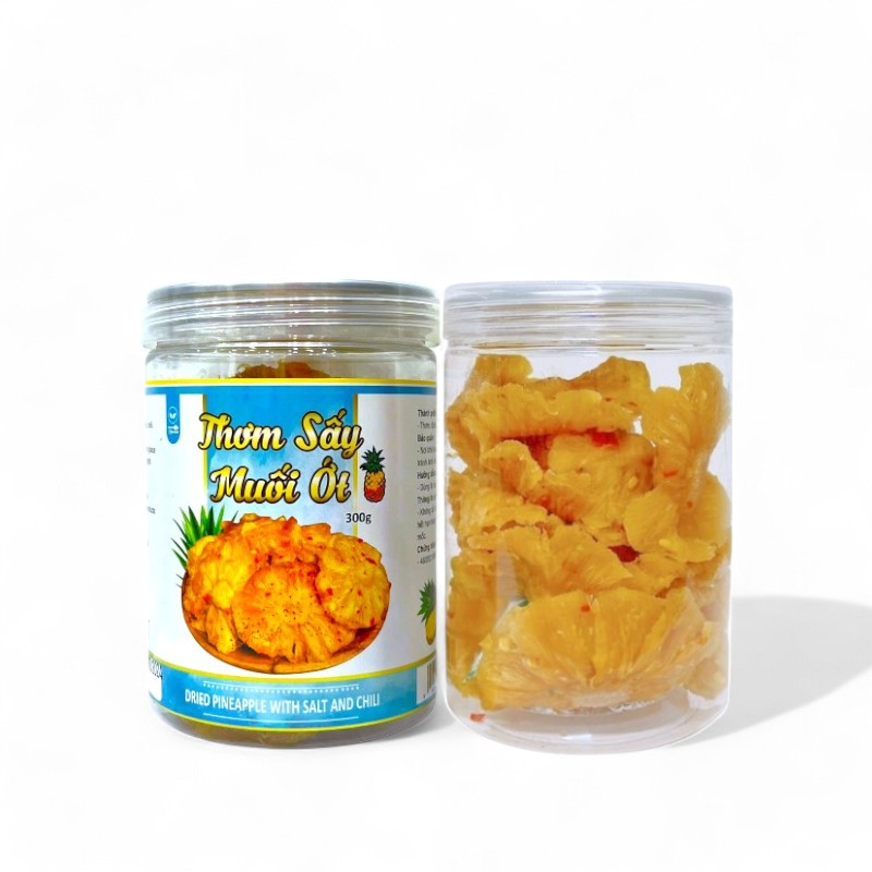 Phân phối thơm Sấy Muối Ớt Thơm Ngon 300g Phân phối thơm Sấy Muối Ớt Thơm Ngon 300g