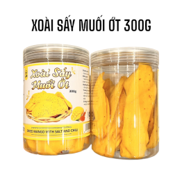 Xoài Sấy Muối Ớt Thơm Ngon 300g Hộp - 8936208934101