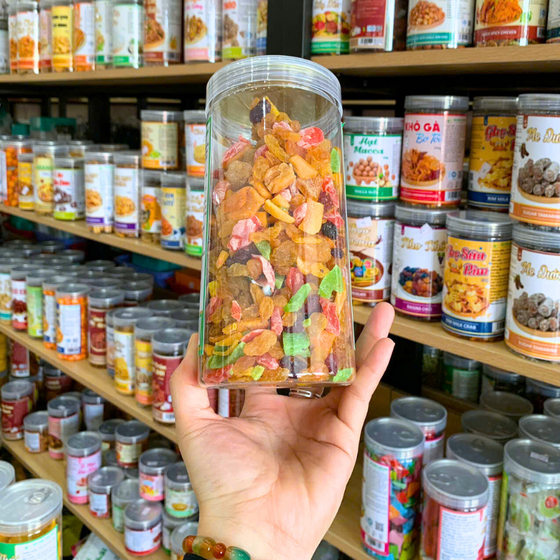 Trái Cây Thập Cẩm Sấy Dẻo Thơm Ngon Loại Đặc Biệt 500g Hộp Trái Cây Thập Cẩm Sấy Dẻo Thơm Ngon Loại Đặc Biệt 500g Hộp