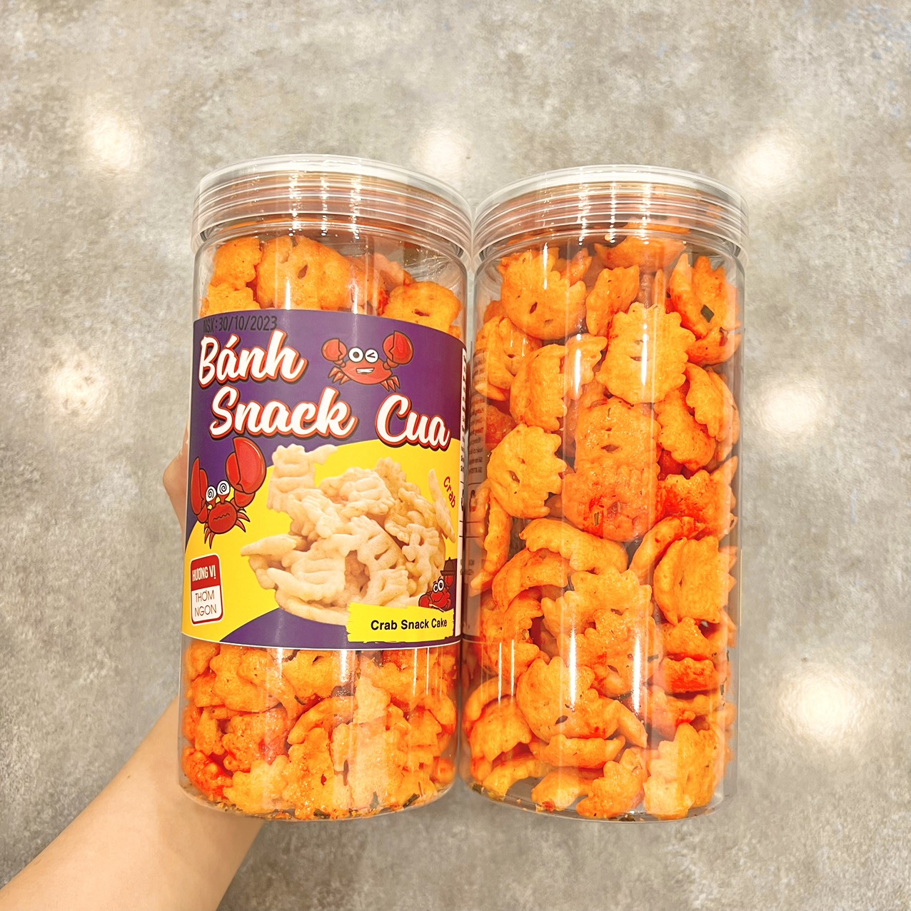 Bánh Snack Cua Thơm Ngon 250g Bánh Snack Cua Thơm Ngon 250g