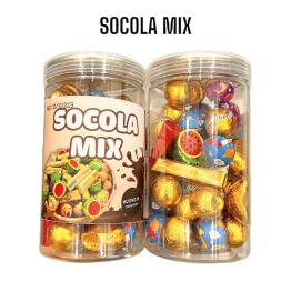 Kẹo Socola Mix Hương Vị Thơm Ngon 450g - SCLM450