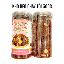 Khô Heo Cháy Tỏi Thơm Ngon 300g Hộp - 8936208930219