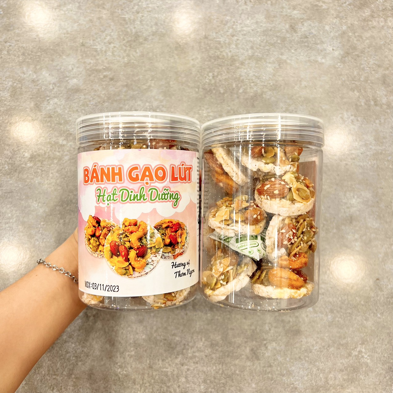 Nguồn sỉ bánh Gạo Lứt Hạt Dinh Dưỡng Thơm Ngon 200g Nguồn sỉ bánh Gạo Lứt Hạt Dinh Dưỡng Thơm Ngon 200g
