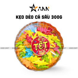 Hộp Quà Tết Kẹo Dẻo Cá Sấu 300g - Hộp Sun Khía - 8936208933852