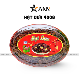 Hộp Quà Tết Hạt Dưa Loại Ngon 400g - Hộp Ovan - HDHO