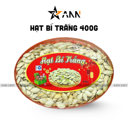 Hạt Bí Trắng Loại Ngon 400g Hộp Ovan Hộp Quà Tết 2026 - HBTHO