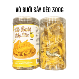 Vỏ Bưởi Sấy Dẻo Thơm Ngon 300g Hộp - 8936208930332