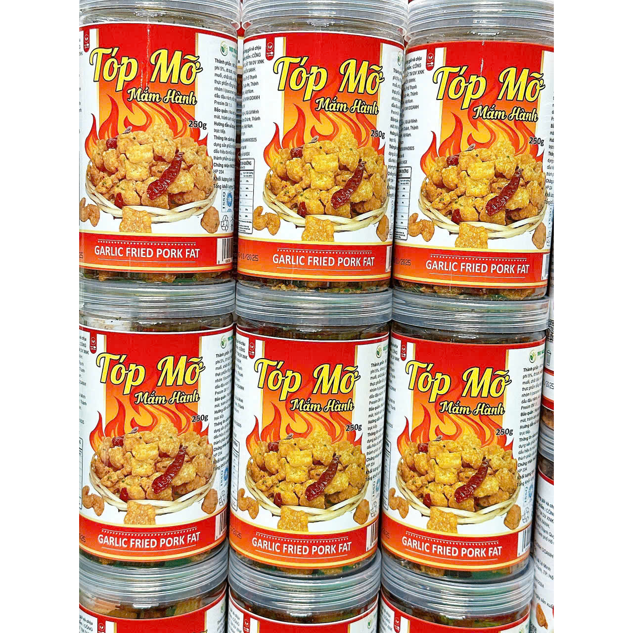 22813_z7198512589693-20f41c90eda7e06cf122611ad86eb30d_20251110165944-1.png Tóp Mỡ Mắm Hành Thơm Ngon 250g Hộp - 8936208930493