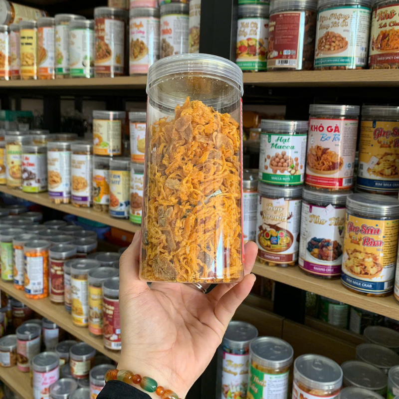 Nguồn sỉ khô Gà Bơ Tỏi Thơm Ngon 300g Hộp Nguồn sỉ khô Gà Bơ Tỏi Thơm Ngon 300g Hộp