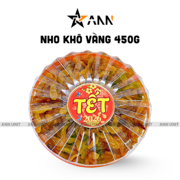 Hộp Nho Vàng Sun Khía 450G Hộp Quà Tết 2026 - NVHSK