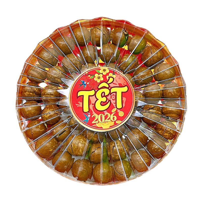 Hộp Quà Tết Hạt Macca Tây Nguyên 400g - Hộp Sun Khía Hộp Quà Tết Hạt Macca Tây Nguyên 400g - Hộp Sun Khía