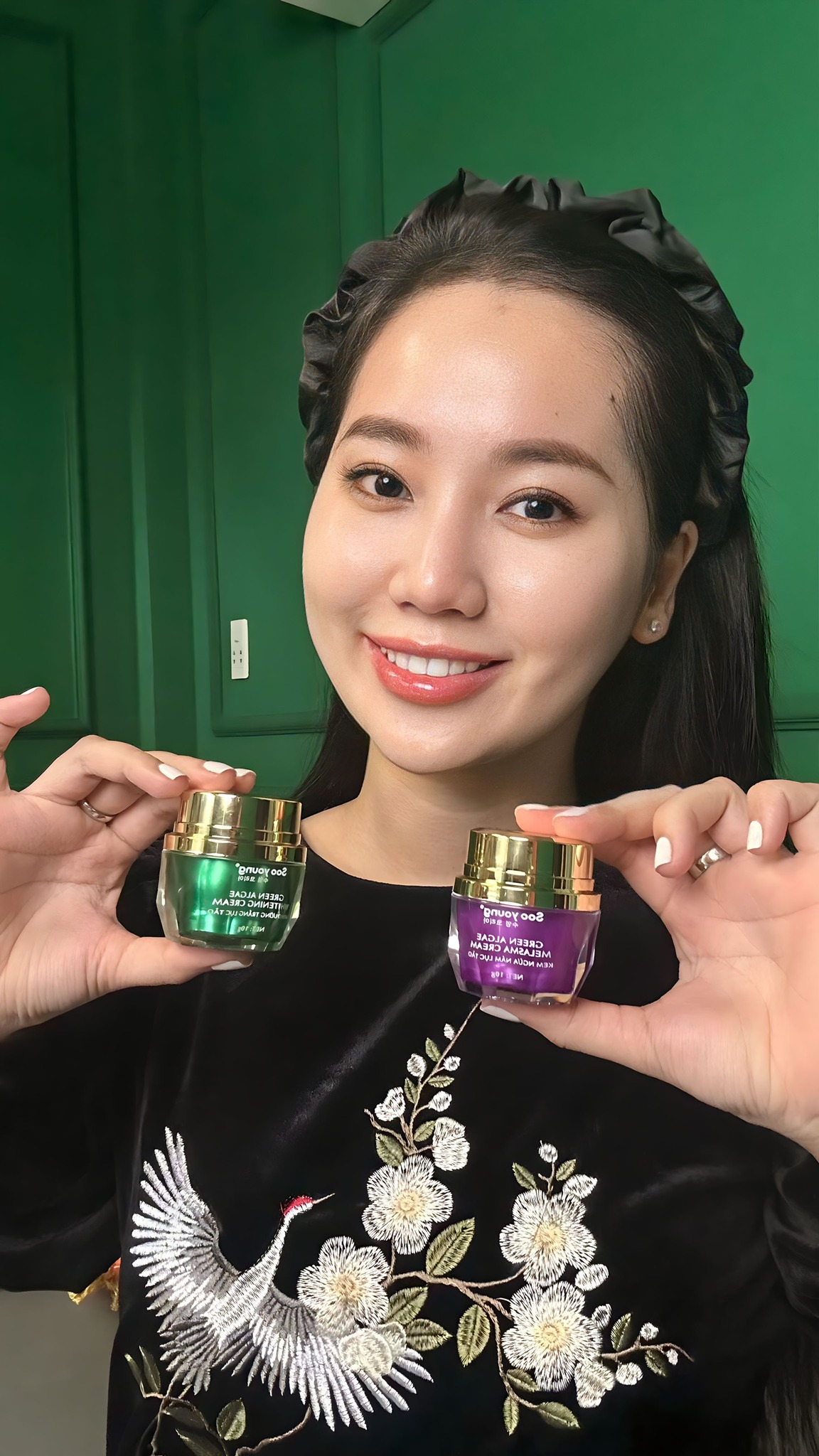 Kem Face Tím Giảm Nám Soo Young Mini Green Algae Melasma Cream Kem Face Tím Giảm Nám Soo Young Mini Green Algae Melasma Cream