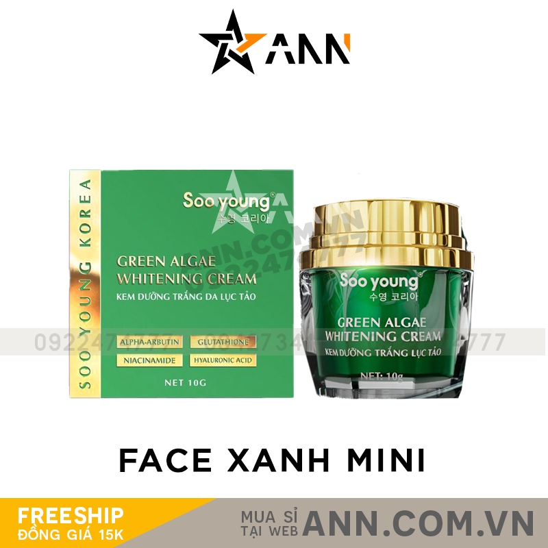 23065-mini2-3.png Kem Face Xanh Dưỡng Trắng Da Soo Young Mini Green Algae Whitening Cream - FACEXANHMINI