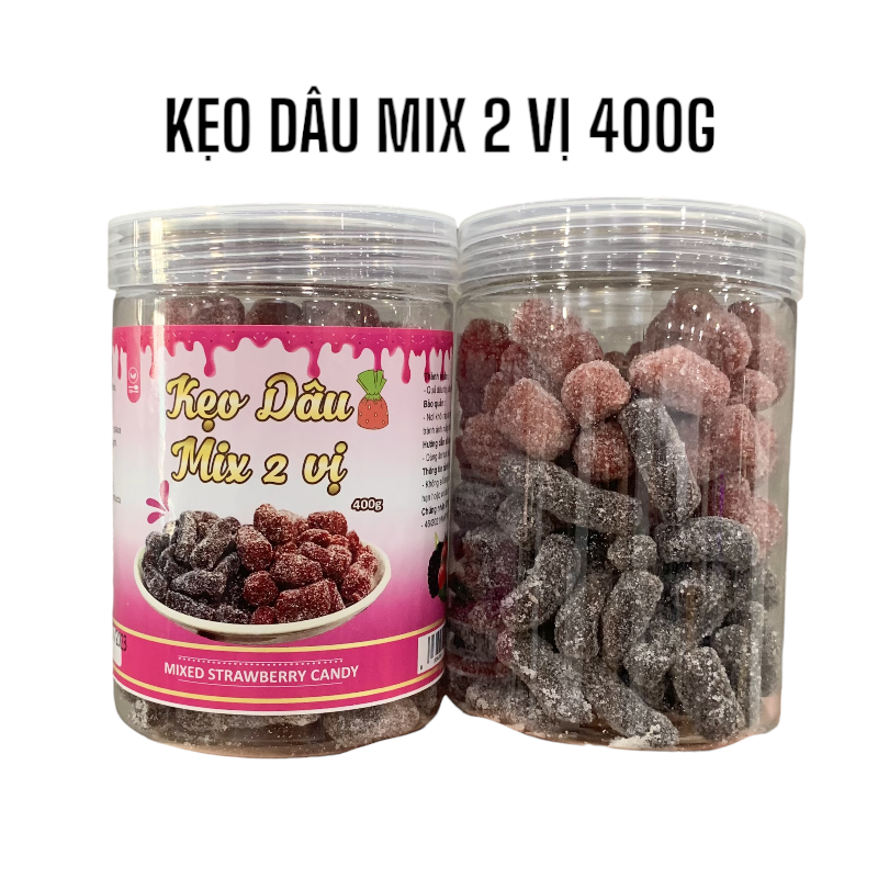 Giá sỉ kẹo Dâu Mix 2 Vị Thơm Ngon Giá sỉ kẹo Dâu Mix 2 Vị Thơm Ngon