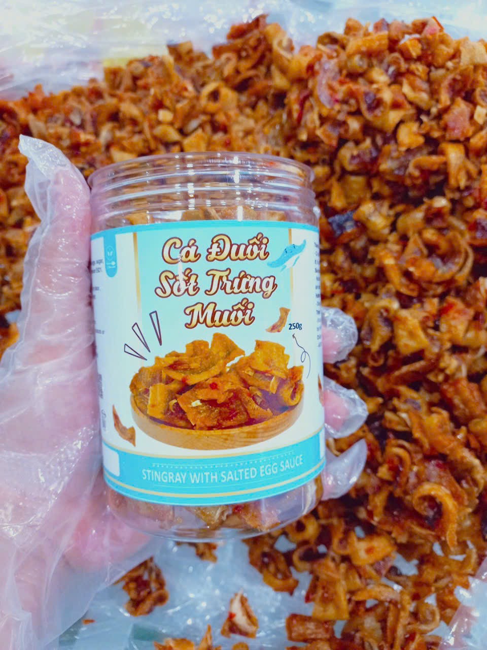 23113-z4919304824300-89ee9dce0769007c0b0daa27e41bbc4e-4.jpg Cá Đuối Sốt Trứng Muối Thơm Ngon 250g Hộp - 8936208933609