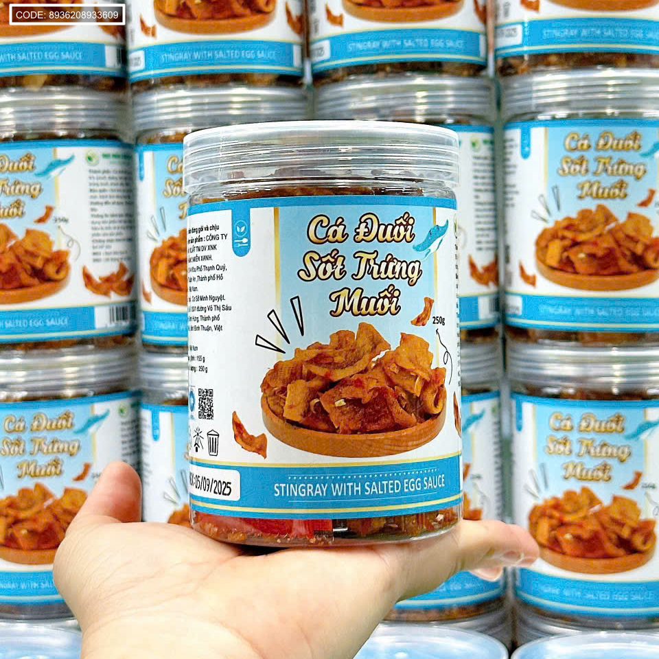 23113_z7208851964740-d260baadd59dcf744858cf79a19651f3_20251110162553-3.png Cá Đuối Sốt Trứng Muối Thơm Ngon 250g Hộp - 8936208933609