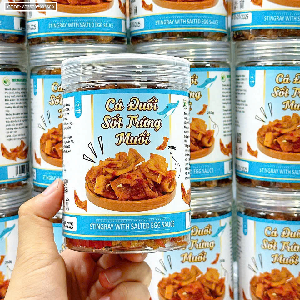 23113_z7208851969718-5536ae01bd049ade30ca0e144c0ef75d_20251110162554-3.png Cá Đuối Sốt Trứng Muối Thơm Ngon 250g Hộp - 8936208933609