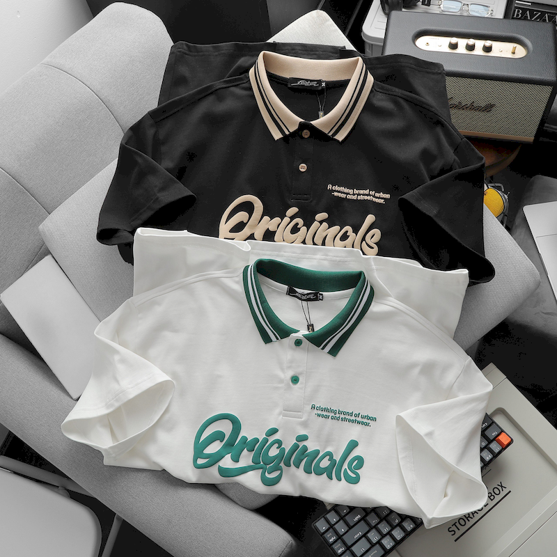 23254-z4963151803404-096f6fd15965c3ed5886ce8ae76e2880-5.png Áo Thun Nam Cổ Bẻ Oversize In Chữ Originals Big Size 110kg - AB497