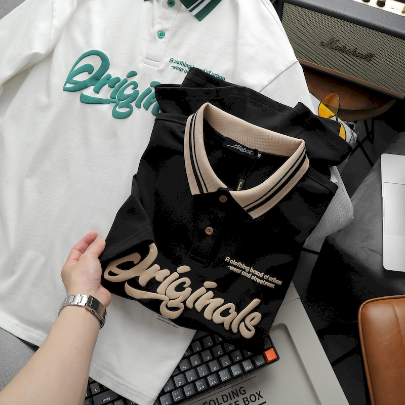 23254-z4963151807464-8643d01510aa28ca44eab4862593daaa-5.png Áo Thun Nam Cổ Bẻ Oversize In Chữ Originals Big Size 110kg - AB497