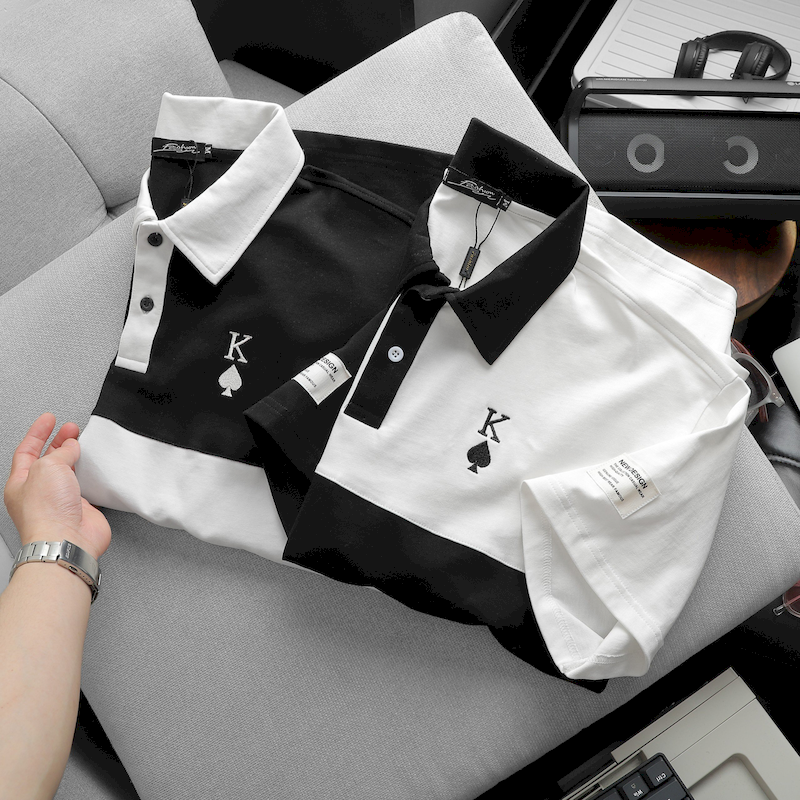 23271-z4976056114296-d5610e1ab53348d047b4d53e0dec7f9f-2.png Áo Thun Nam Cổ Tròn Oversize Thêu Logo Poker Big Size 100kg - AB498