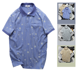 Áo Thun Nam Polo Cổ Bẻ Pack Horse Có Túi In Hoạ Tiết Hình Vuông ( Có size 3x) - CS216