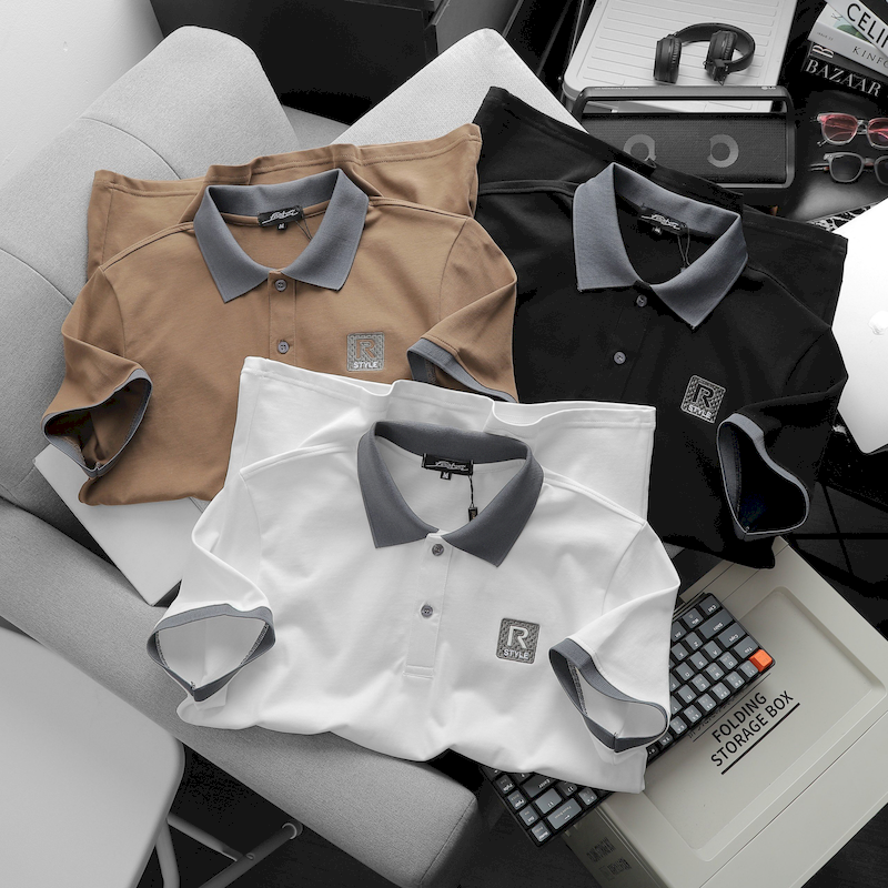 23339-z5007610801970-3de9487c16b10b999a95c883f3fce579-3.png Áo Thun Nam Polo Cổ Bẻ Thêu Logo R Style (Có size 3x) - CS217