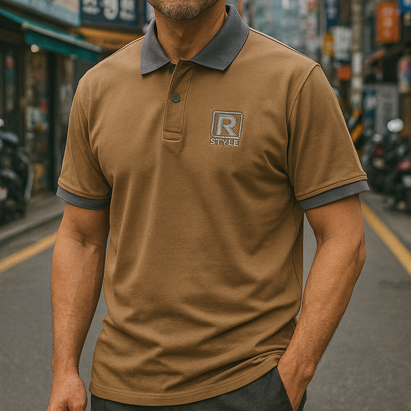 Chuyên sỉ áo Thun Nam Polo Cổ Bẻ Thêu Logo R Style (Có size 3x) Chuyên sỉ áo Thun Nam Polo Cổ Bẻ Thêu Logo R Style (Có size 3x)