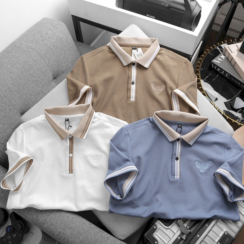 23367-z5024223084294-dbd394f3dd5be09fe9e5a4ea92f10bbf-10.png Áo Thun Nam Polo Cổ Bẻ Thêu Logo Đại Bàng (Có size 3x) - CS218