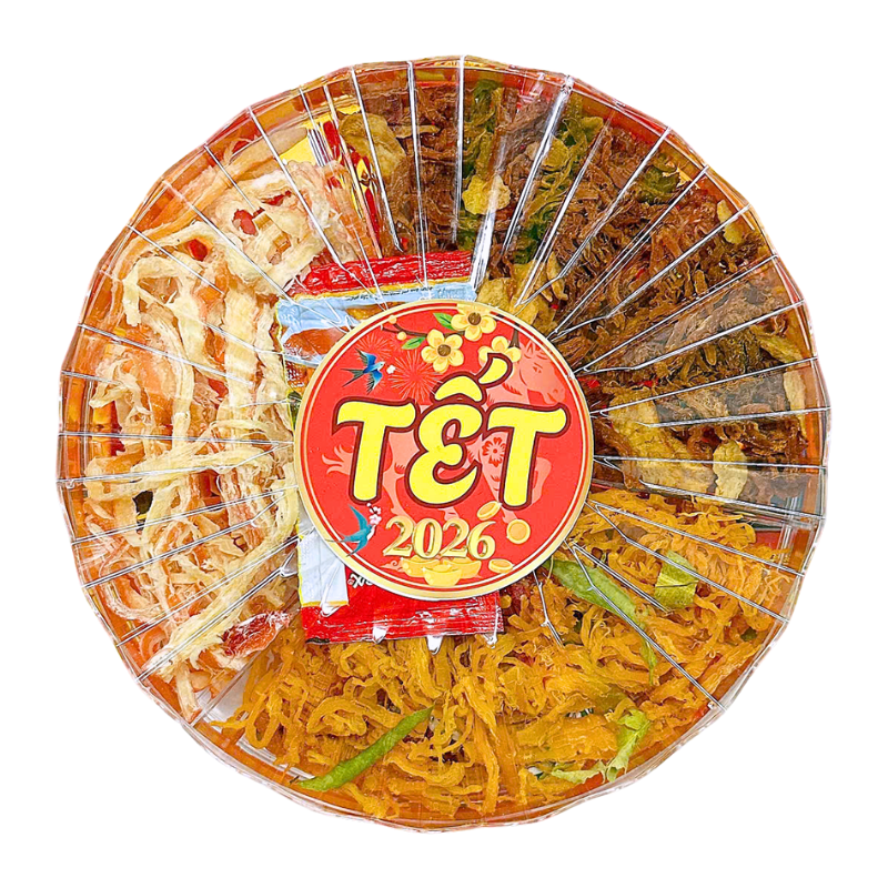Set Khô Mix 3 Vị Khô Mực - Khô Heo - Khô Gà Hộp Sun Khía 250g Hộp Quà Tết 2026 Set Khô Mix 3 Vị Khô Mực - Khô Heo - Khô Gà Hộp Sun Khía 250g Hộp Quà Tết 2026