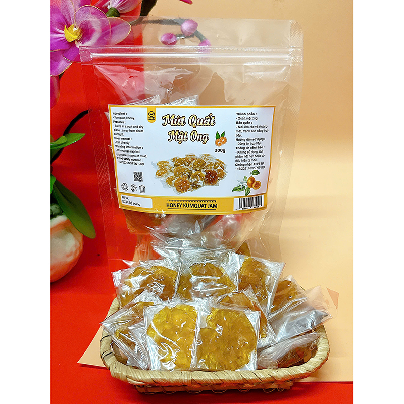 23381_z6125808757924-61966e9d0db00a07068b7081a7211850_20241214153926.jpg Mứt Quất Mật Ong Túi Zip 300g - MQMOTZ