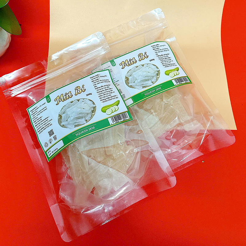 Mứt Bí Túi Zip 300g Mứt Bí Túi Zip 300g