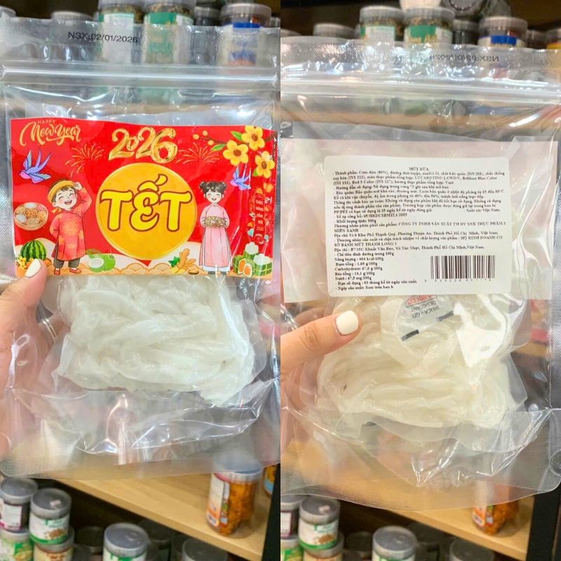 23383_107_20260105101907.png Mứt Dừa Sợi Túi Zip 300g - Mứt Dừa Tết - MDNMHCK