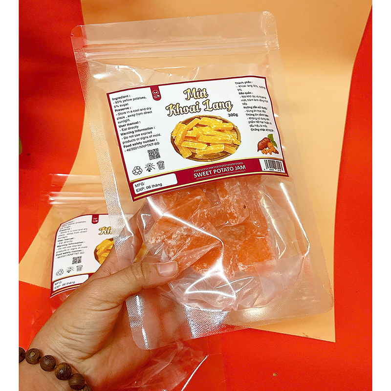 23388_z6125807082379-de84410fc7d9c6b75bbb5e015b9d88fd_20241214092347-3.jpg Mứt Khoai Lang Túi Zip 300g - MKLHCK