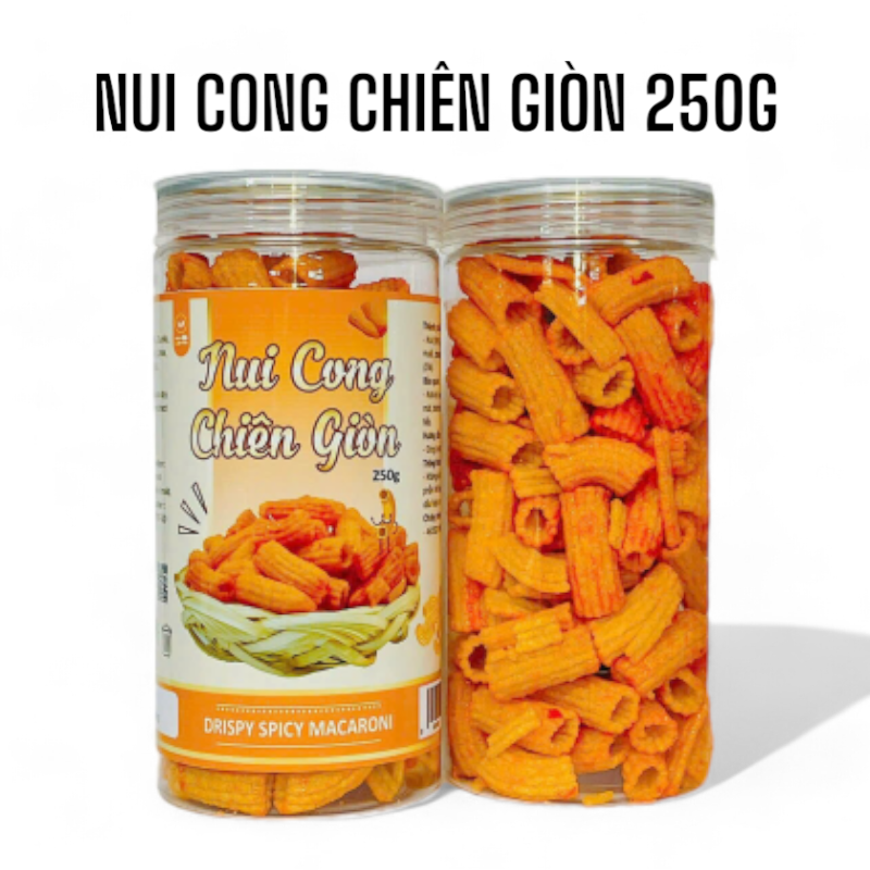 Giá sỉ nui Cộng Chiên Giòn Thơm Ngon 250g Giá sỉ nui Cộng Chiên Giòn Thơm Ngon 250g
