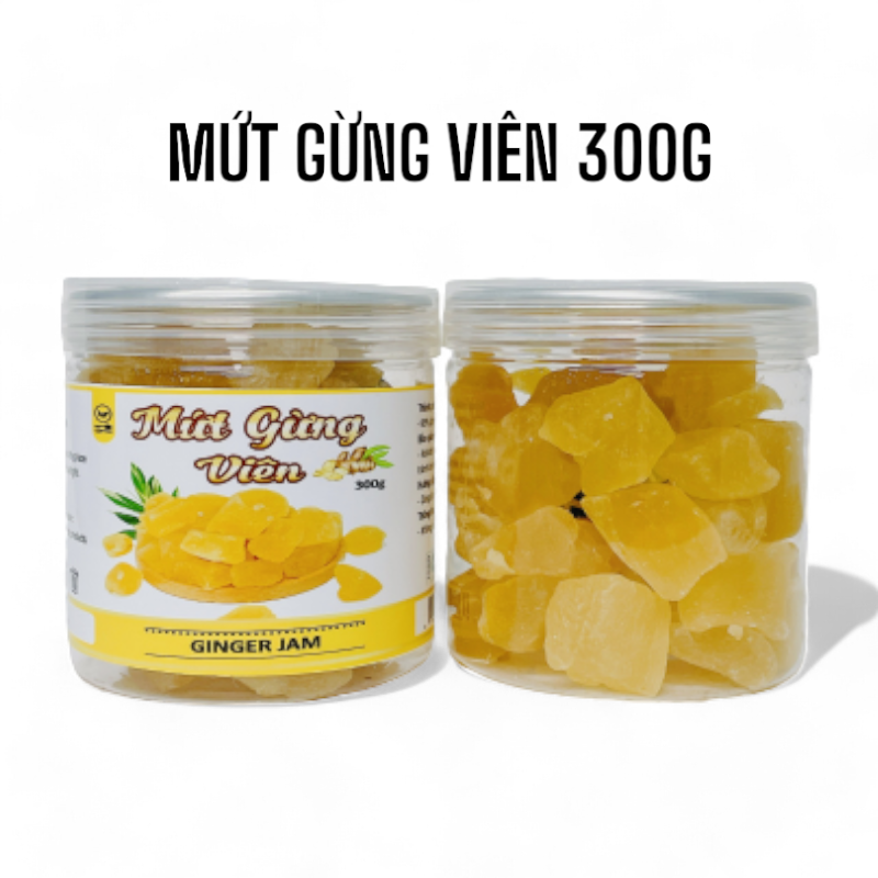 Mứt Gừng Viên Thơm Ngon 300g Mứt Gừng Viên Thơm Ngon 300g