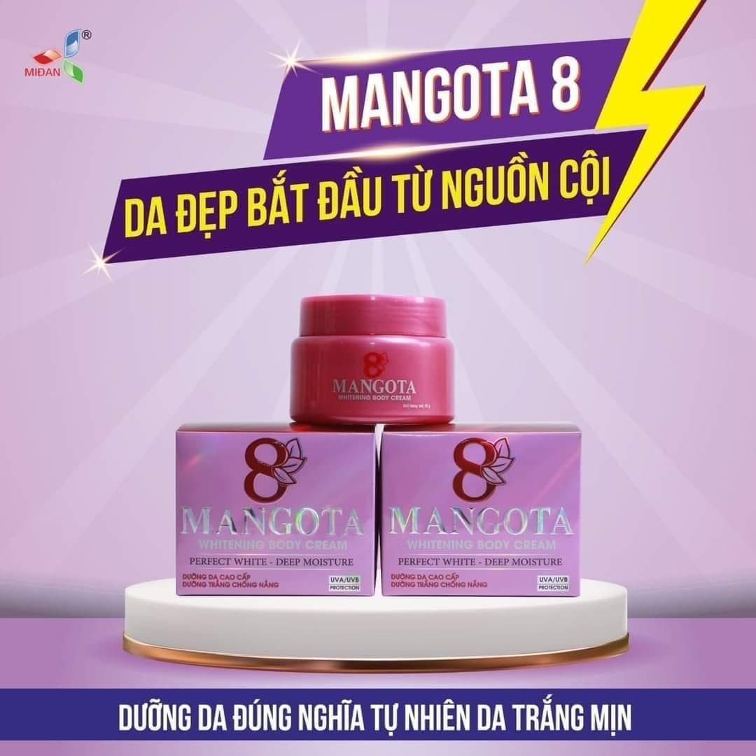 Giá sỉ kem Body Mangota 8 Whitening Body Cream Giá sỉ kem Body Mangota 8 Whitening Body Cream