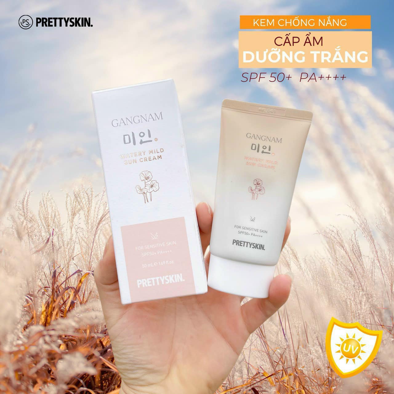 Chuyên sỉ kem Chống Nắng PrettySkin Watery Mild Cấp Ẩm Dưỡng Trắng Da Chuyên sỉ kem Chống Nắng PrettySkin Watery Mild Cấp Ẩm Dưỡng Trắng Da