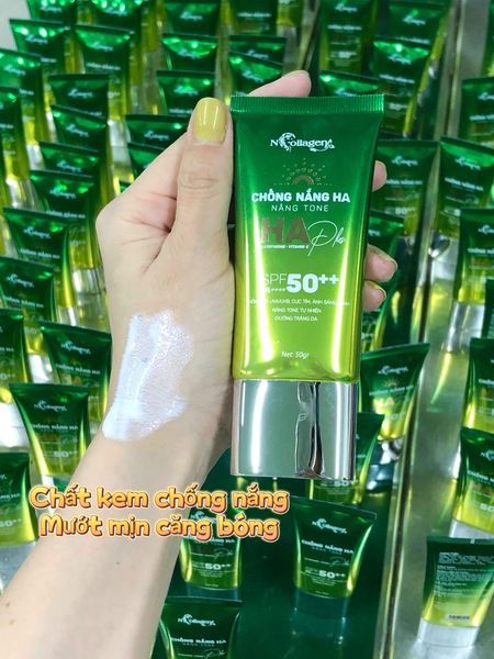 Kem Chống Nắng HA Plus N Collagen Nâng Tone Kem Chống Nắng HA Plus N Collagen Nâng Tone