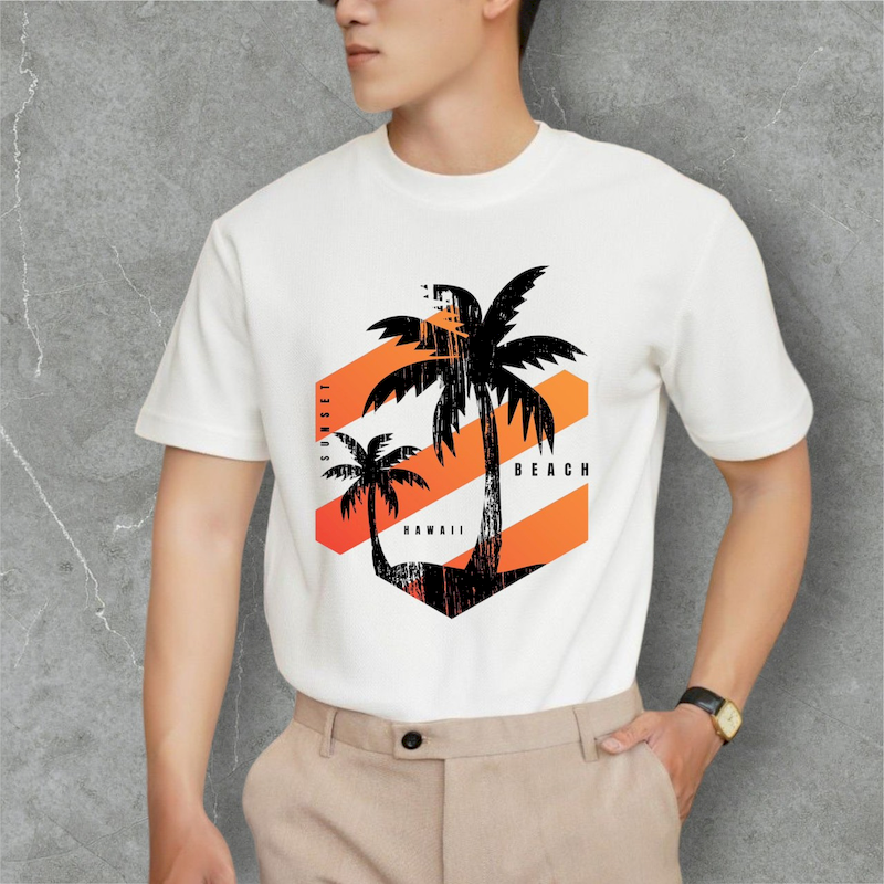 23648-z5236653081323-345e2c022921b581b140a331954bc499-1.png Áo Thun Nam Cổ Tròn Màu Trắng Rurumen In Hình Cây Dừa (Có size to 4x) - AB501