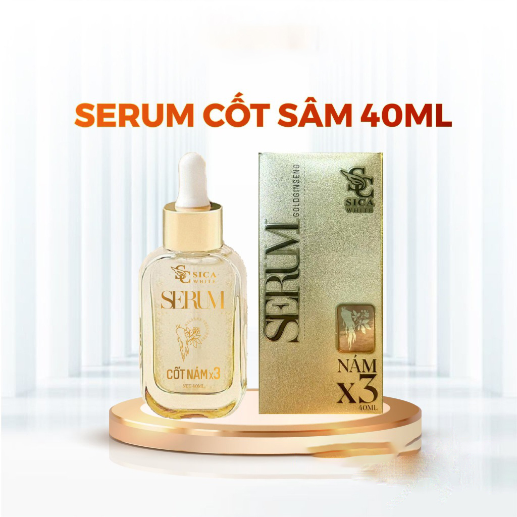 Chuyên sỉ serum Nám Sica White Gold Ginseng 40ml Chuyên sỉ serum Nám Sica White Gold Ginseng 40ml