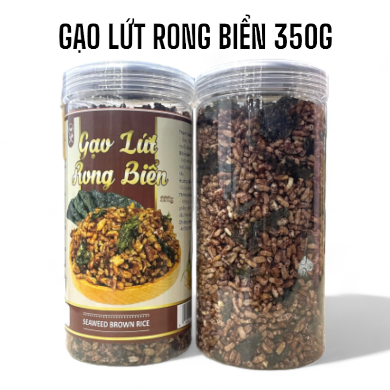 Phân phối gạo Lứt Rong Biển Thơm Giòn 350g Phân phối gạo Lứt Rong Biển Thơm Giòn 350g
