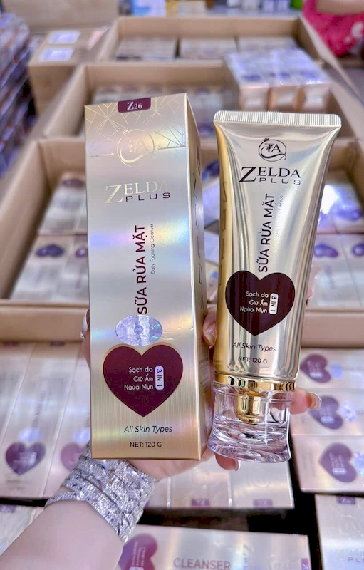 Chuyên sỉ sữa Rửa Mặt Zelda Plus Sạch Da Giữ Ẩm Ngừa Mụn Chuyên sỉ sữa Rửa Mặt Zelda Plus Sạch Da Giữ Ẩm Ngừa Mụn